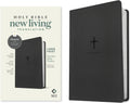 NLT Large Print Premium Value Thinline Bible, Filament Enabled (LeatherLike, Black Cross) by New Living Translation