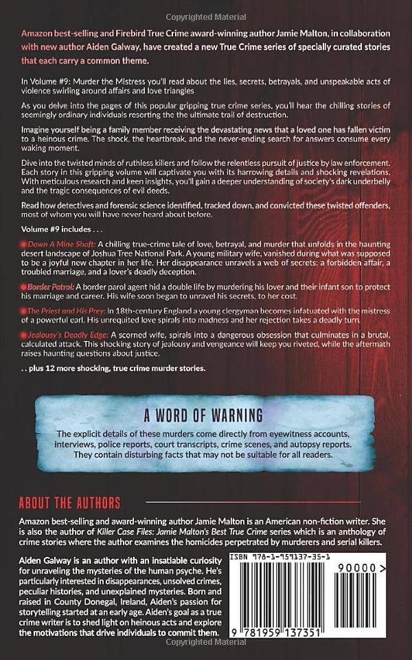 Curated True Crime #9: Murder the Mistress (Murder, Madness & Mayhem) by Jamie Malton