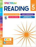 Spectrum Reading 5th Grade Workbooks, Activity Book Covering Nonfiction and Fiction Passages, Theme, Summarization, and more, Classroom or Homeschool Curriculum by Spectrum
