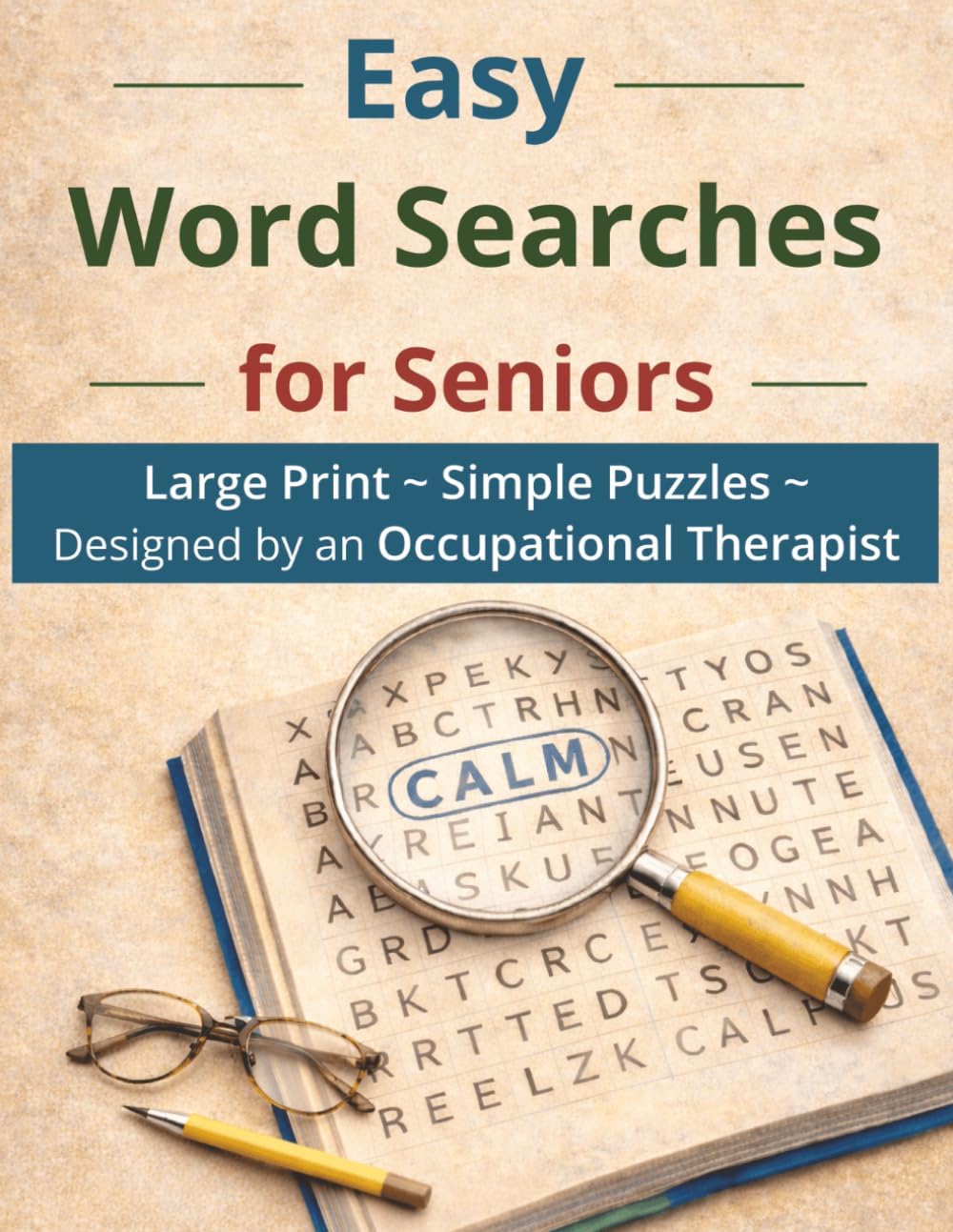 Easy word Searches for Seniors: Large Print, Simple Word Searches, Memory-Friendly Activities by MindBody Wellness