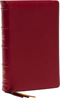 NKJV, Thinline Reference Bible, Large Print, Red Premium Goatskin Leather, Premier Collection, Comfort Print: Holy Bible, New King James Version by Thomas Nelson