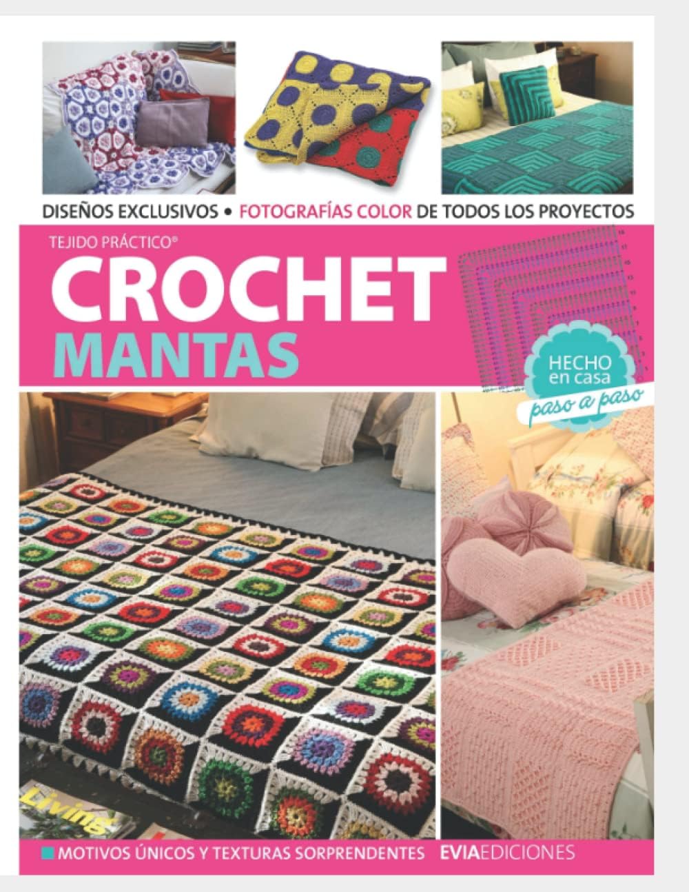 CROCHET MANTAS: motivos únicos y texturas sorprendentes (Tejido de Mantas) (Spanish Edition) by Hugo García