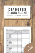 Diabetes Log Book: Weekly Blood Sugar Diary for 106 Weeks or 2 Years with Wooden Cover | Daily 4 Times Diabetic Glucose Tracker Journal with Notes, ... Dinner and Bedtime Before & After Tracking by Healthier Everyday