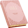 KJV Holy Bible, Giant Print Full-size Faux Leather Red Letter Edition - Thumb Index & Ribbon Marker, King James Version, Pink (KJV Full Size GP Editions) by Christian Art Publishers