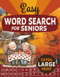 Easy Word Search for Seniors: Extra Large Print Relaxing Anti-Eye Strain Word Find Puzzles by Misty A. Padillo
