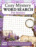 Cozy Mystery Word Search for Seniors: Large Print Murder Mystery Puzzle Book: Easy-to-Read Grids, No Diagonal Words & Full Solutions (Elmbrook Large Print Word Search Collection) by Elmbrook Press