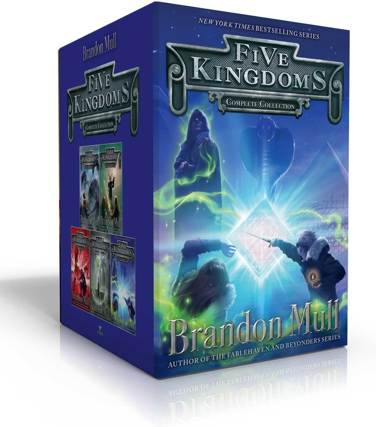 Five Kingdoms Complete Collection (Boxed Set): Sky Raiders; Rogue Knight; Crystal Keepers; Death Weavers; Time Jumpers by Brandon Mull