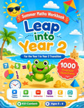 Leap into Year 2 Maths - Summer Workbook to Bridge Year 1 and Year 2: 1000 Maths Questions and Activities for Ages 5-6 to Prevent the Summer Slide (Leap into Next Year Series) by Leap Into Education