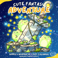 Cute Fantasy Adventure: Adorable Animal Quests - A Simple and Whimsical Cozy Coloring Book (Simply Whimsical) by Little Nook