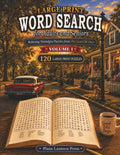 Large Print Word Search for Adults and Seniors: Relaxing Nostalgia Puzzles from The Good Old Days Volume 1 (The Good Old Days Large-Print Word Search Series) by Plain Lantern Press