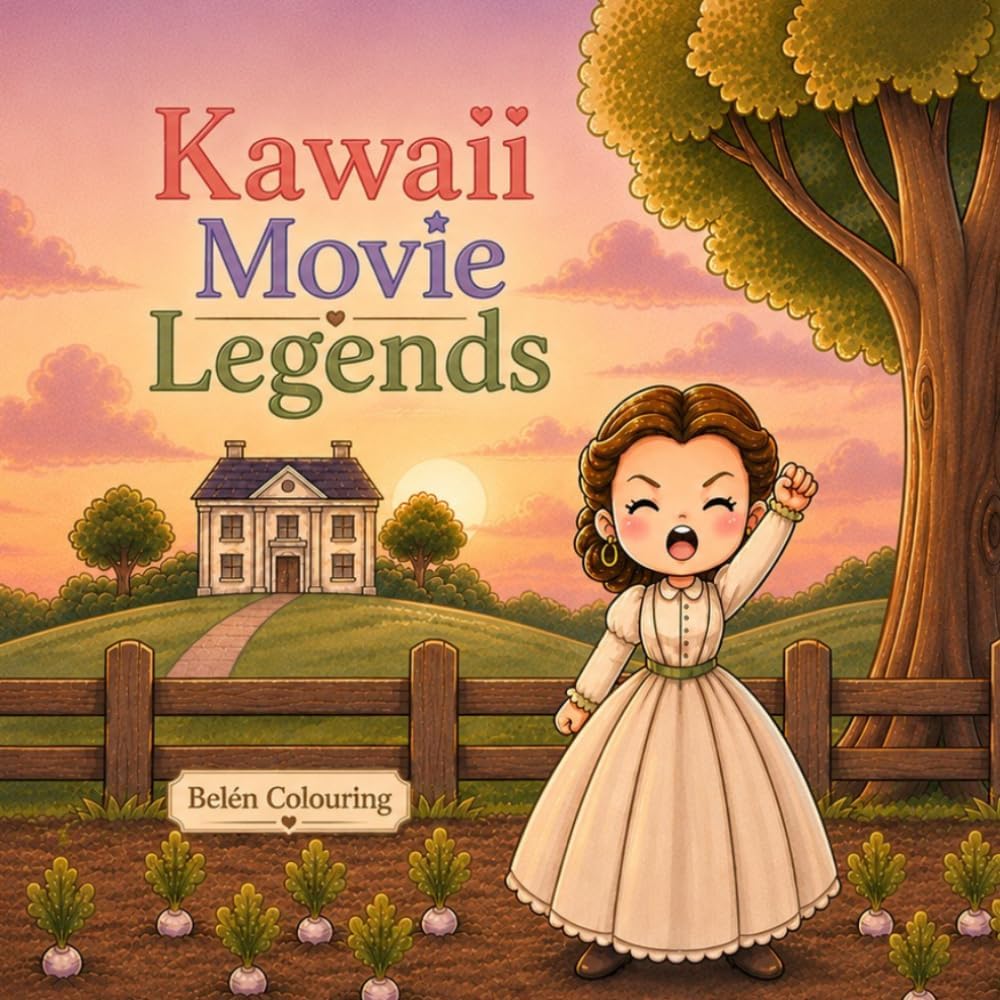 Kawaii Movie Legends (Spanish Edition) by Belén Colouring
