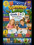 UScore Summer Leap: Grade 2 to 3 Summer Workbook — Math, Reading, Writing, Science & More by UScore Academy