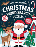 Easy and Relaxing Christmas Word Search Puzzles: 80 Large Print Puzzles for Adults and Seniors with Dementia by Ivy Glen