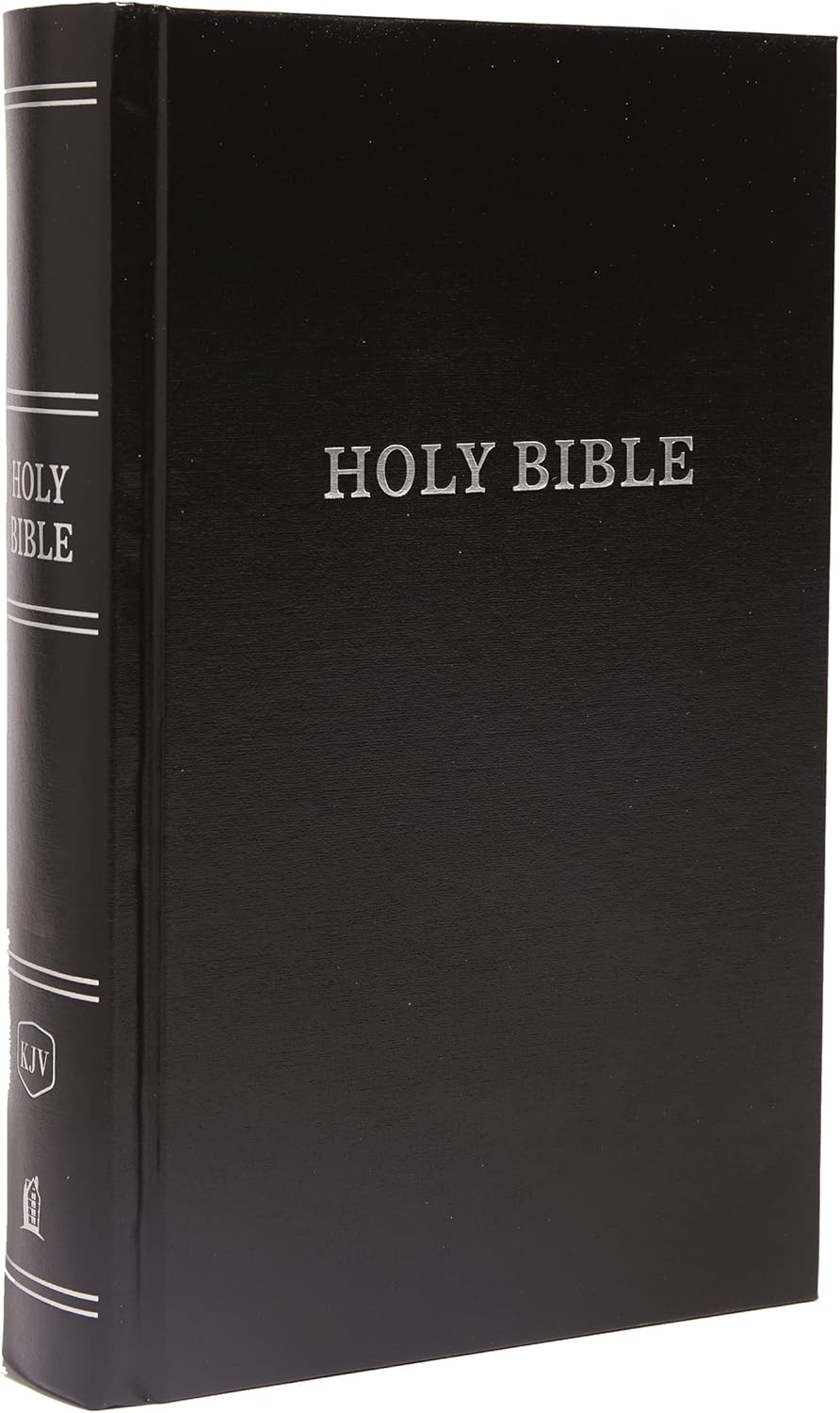 KJV, Pew Bible, Large Print, Hardcover, Black, Red Letter, Comfort Print: Holy Bible, King James Version by Thomas Nelson