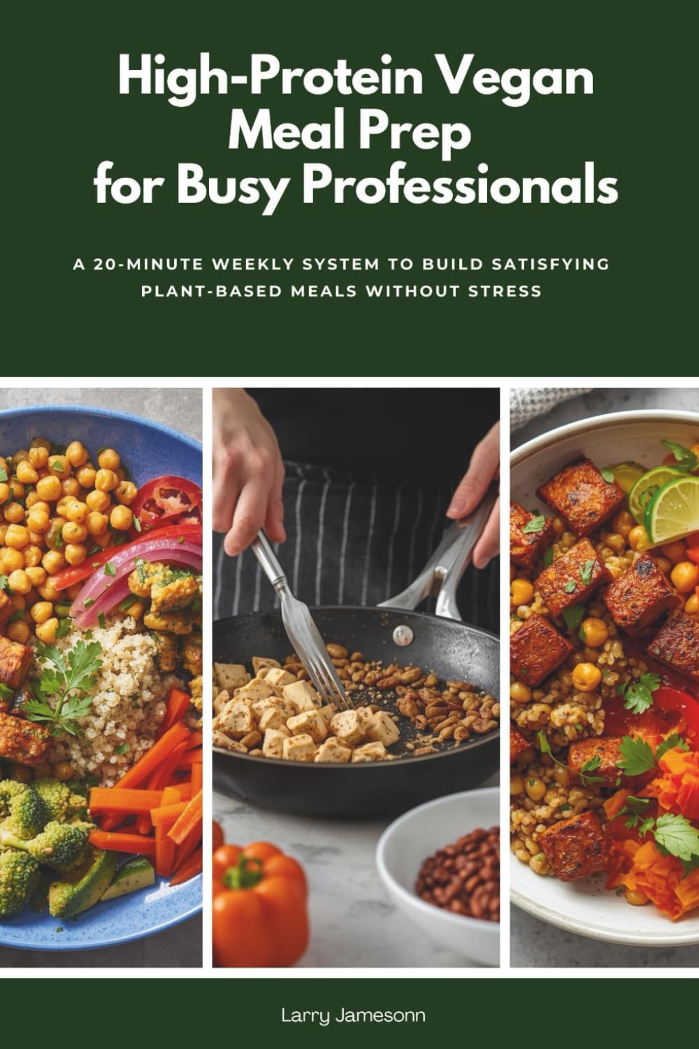 High-Protein Vegan Meal Prep for Busy Professionals: A 20-Minute Weekly System to Build Satisfying Plant-Based Meals Without Stress by Larry Jamesonn