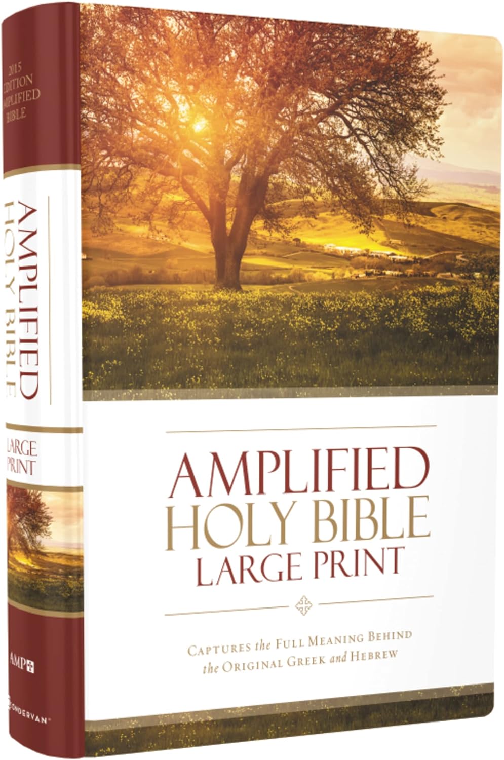 Amplified Holy Bible, Large Print, Hardcover: Captures the Full Meaning Behind the Original Greek and Hebrew by Zondervan