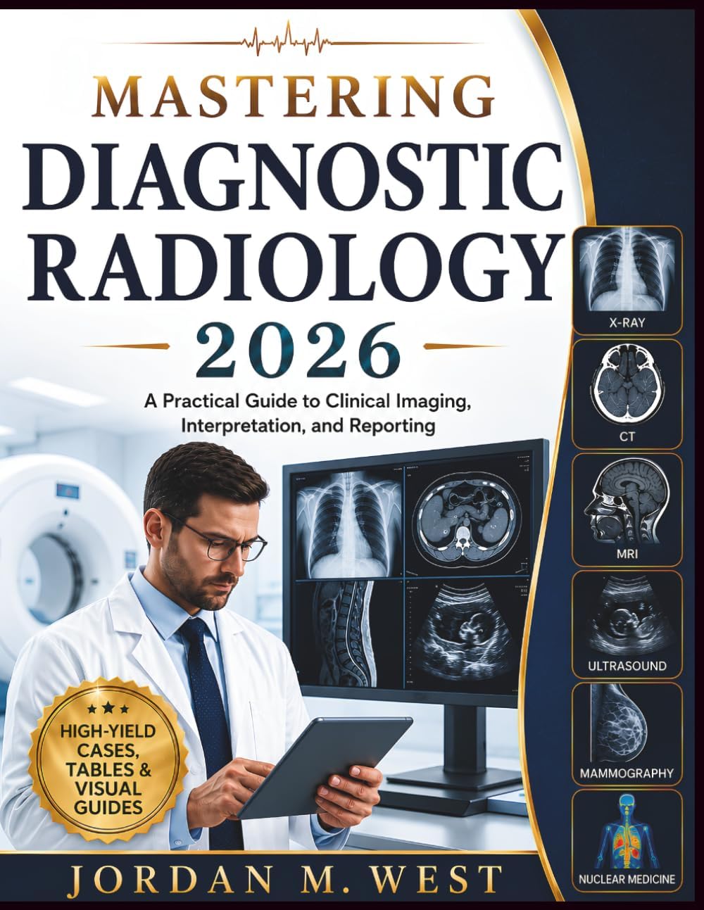 MASTERING DIAGNOSTIC RADIOLOGY 2026: A Practical Guide to Clinical Imaging, Interpretation, and Reporting by JORDAN M. WEST