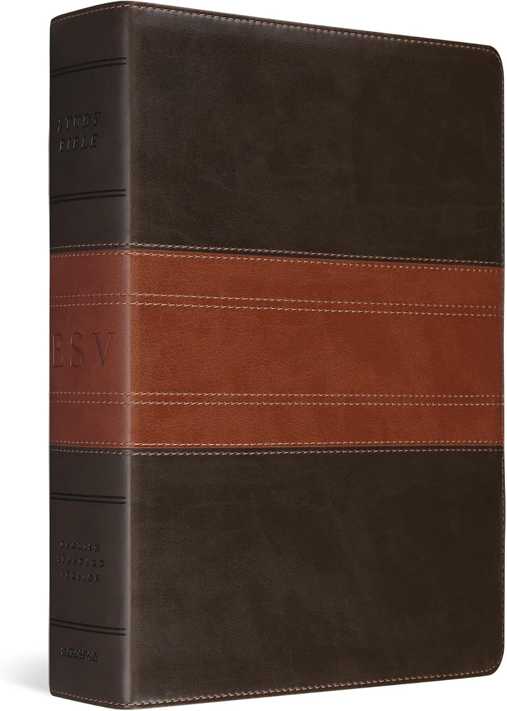ESV Study Bible, Large Print (TruTone, Forest/Tan, Trail Design) by ESV Bibles
