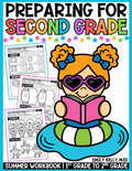 Preparing for Second Grade: Summer Workbook 1st Grade to 2nd Grade (Getting Ready for School Summer Workbooks) by Emily Kelly M.Ed