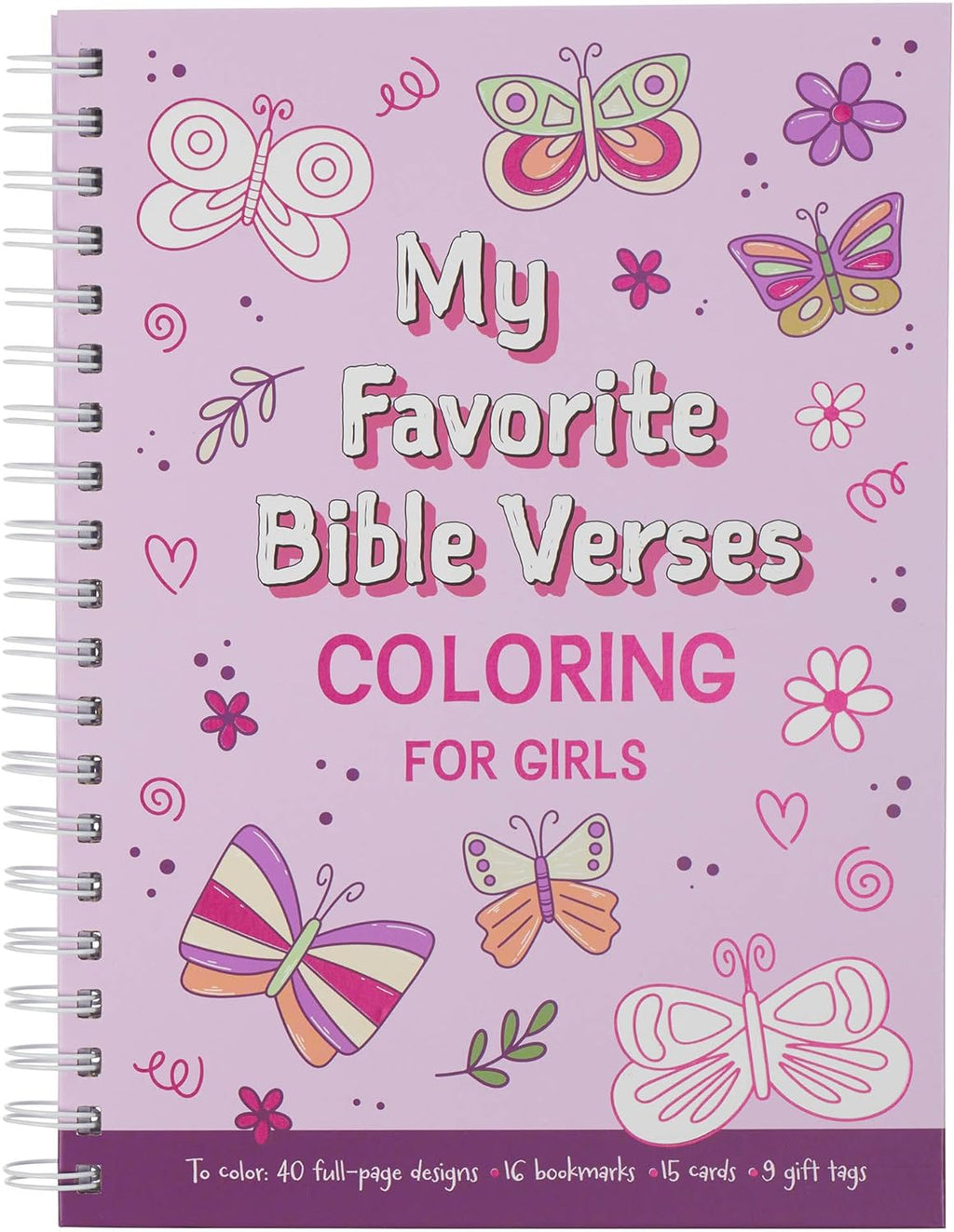 My Favorite Bible Verses Coloring for Girls, Ages 8-12 by Christian Art Publishers