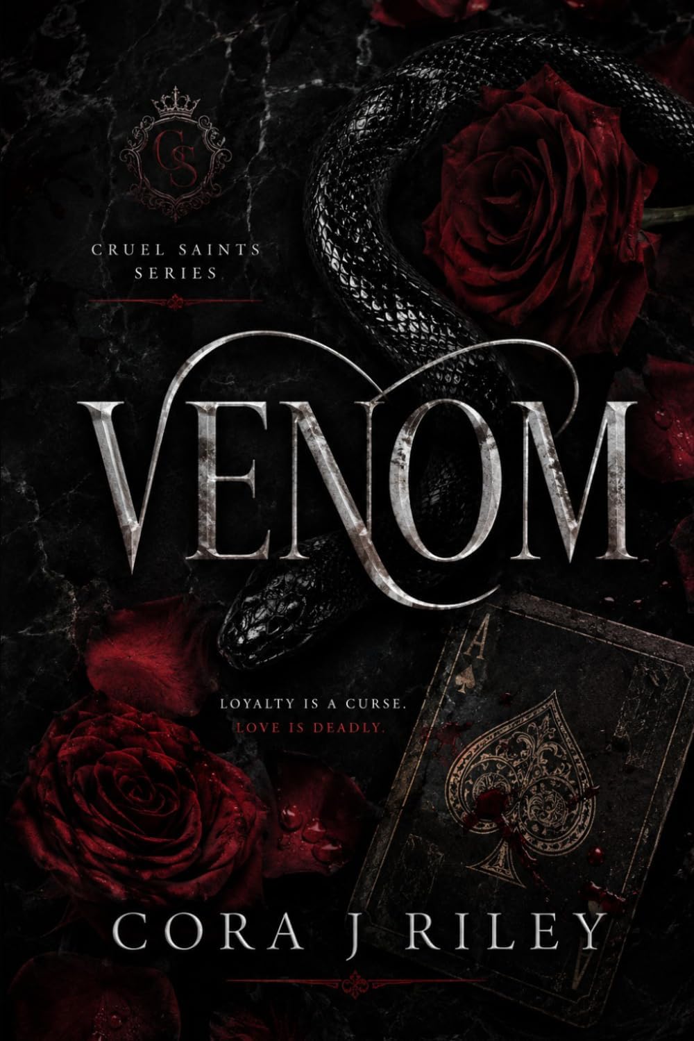 Venom: A Dark Enemies to Lovers Mafia Romance (Cruel Saints Series) by Cora J Riley