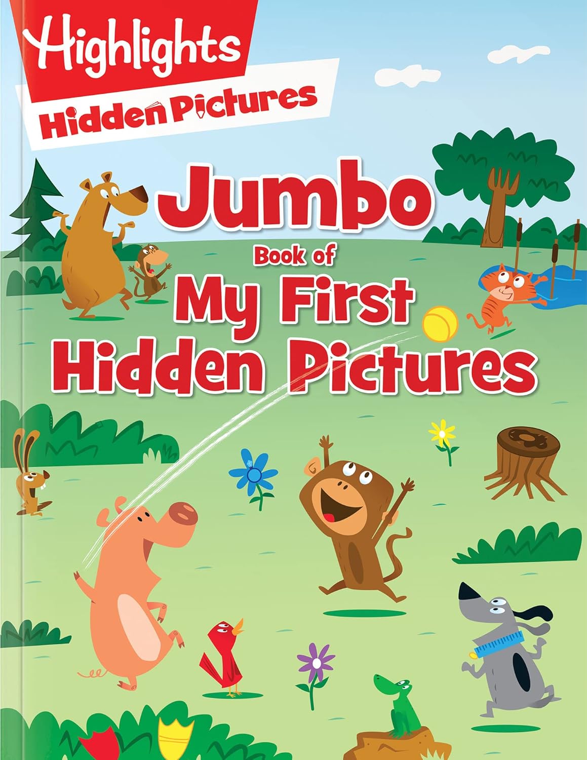 Jumbo Book of My First Hidden Pictures: Over 115 Hidden Pictures Puzzles in Highlights Activity Book, Seek and Find Puzzles for Kids 3 and Up (Highlights Jumbo Books & Pads) by Highlights