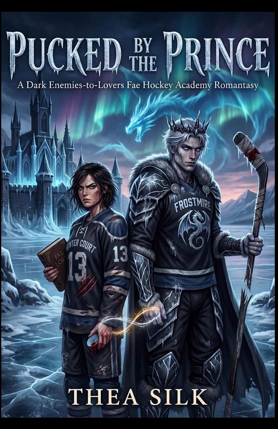 Pucked by the Prince: A Dark Enemies-to-Lovers Fae Hockey Academy Romantasy by Thea Silk