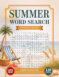 Summer Word Search for Adults & Seniors: Large Print Jumbo Puzzles for Relaxation, Travel, Sunshine, and Screen-Free Fun (Quiet Moments Word Search Series) by Maxine Vale