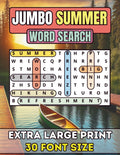 Jumbo Summer Word Search For Seniors And Adults: Extra Large Print Summer Word Search Book | Anti-Eye Strain, Big 30 Font Size With 50 Puzzles And ... Puzzle Through the Year One Season at a Time) by Happytude Press