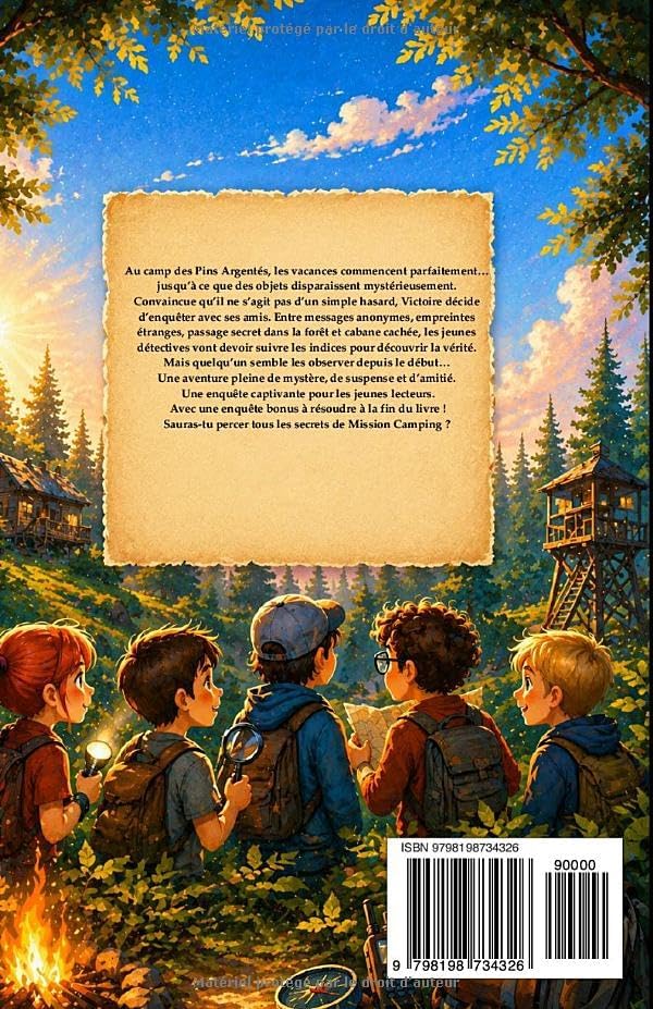 Mission Camping: Enquête jeunesse captivante dès 10 ans — Mystère, amitié et aventure au camp de vacances (French Edition) by Camille VARENNE