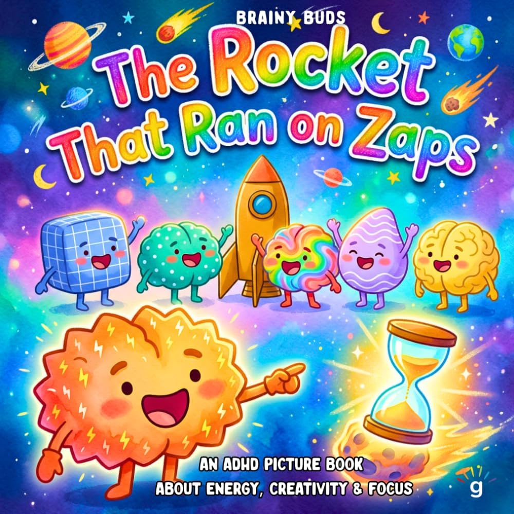An ADHD Picture Book About Energy, Creativity & Focus for Kids Ages 3–7: Neurodiversity-Affirming SEL Story about Busy Bodies, Fast Minds and Big ... SEL Books for Kids – The Brainy Buds Series) by GroAwesum Kids