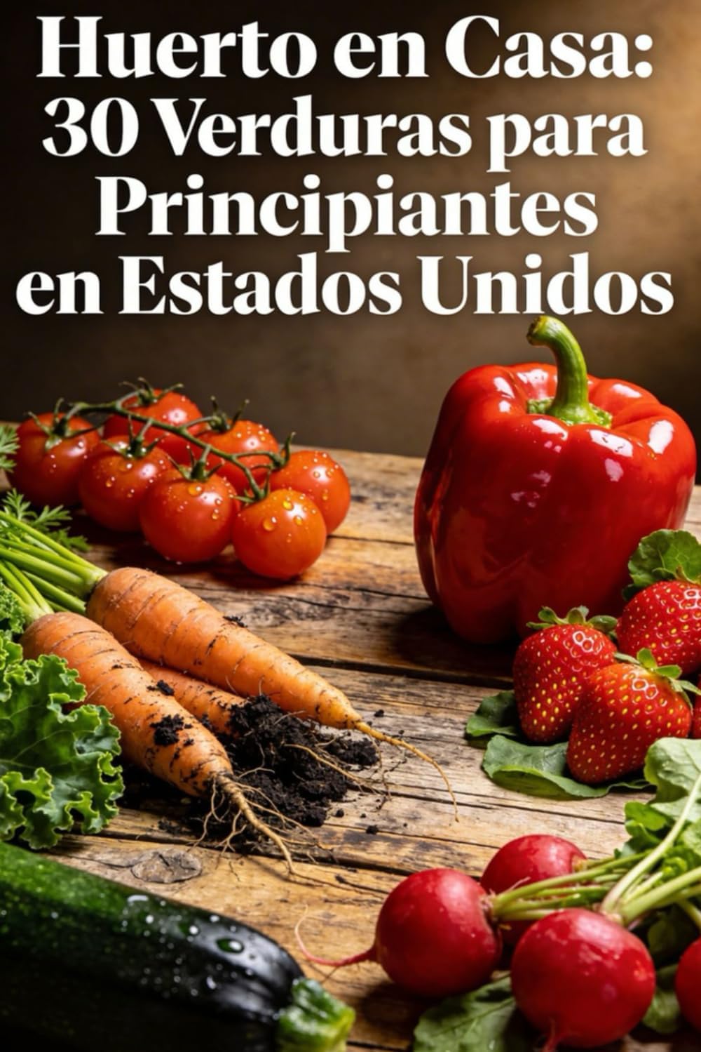 Huerto en Casa: 30 Verduras para Principiantes en Estados Unidos: Todo lo que necesitas saber para sembrar, regar, abonar y cosechar en espacios ... Guía para Principiantes) (Spanish Edition) by Jardín Vivo