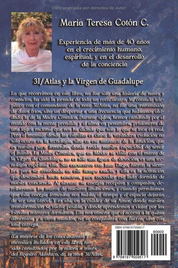 3I/ATLAS Y LA VIRGEN DE GUADALUPE: Mensajera de la Madre Cósmica Universal (Spanish Edition) by María Teresa Cotón Cabañero