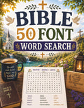 Bible Word Search For Men, Women, Seniors, And Teens Extra Large Font (50 Font): 50 Extra Large Print Easy Bible Story Word Search Puzzles To Aid ... Or Others (Extra Large Print Puzzle Series) by Puzzle Tree Lane