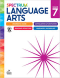 Spectrum Grade 7 Language Arts Workbook, ELA Middle School Books for Kids Ages 12-13 Covering Grammar, Vocabulary, Sentence Structure, Parts of Speech, and More, Classroom or Homeschool Curriculum by Spectrum