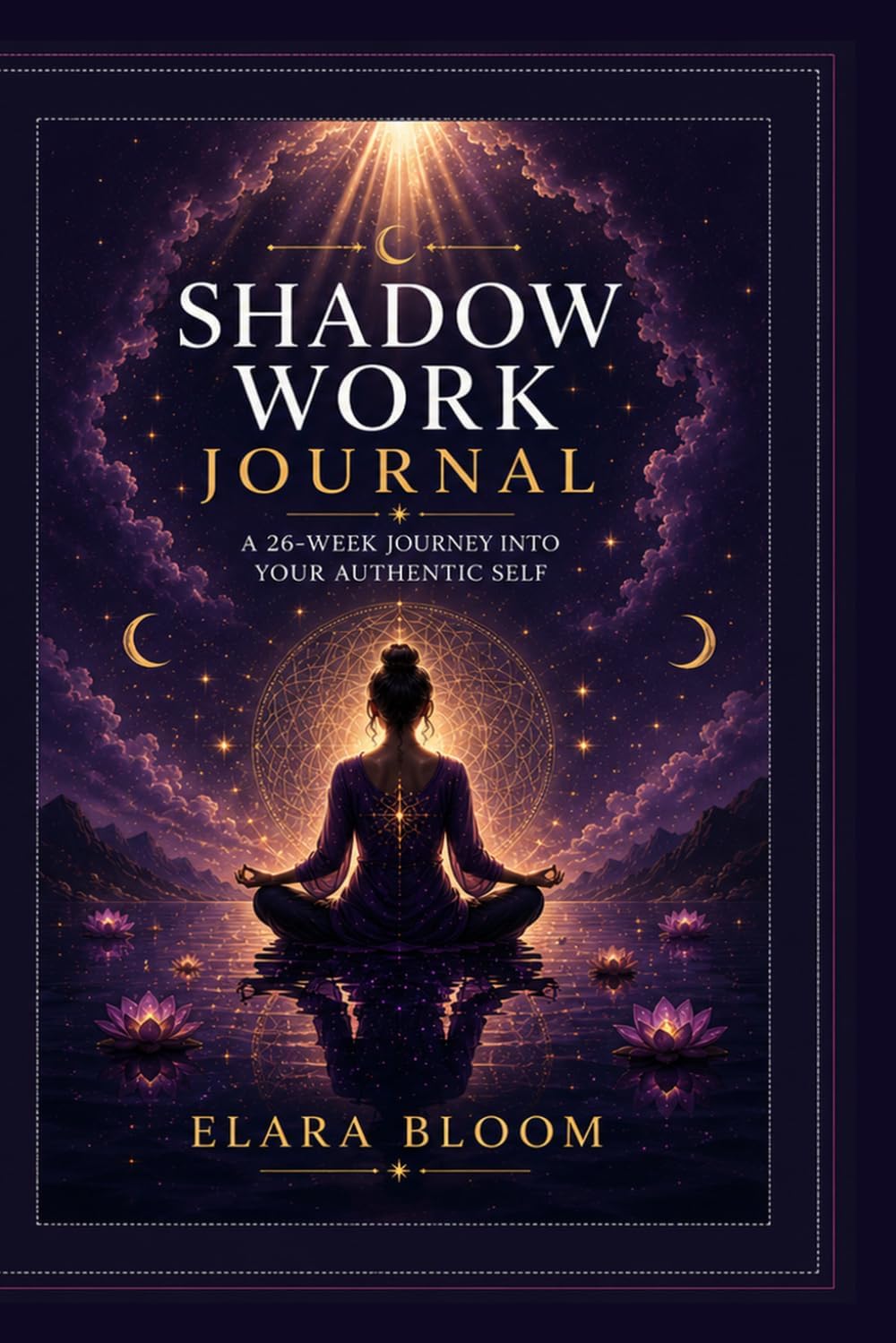 SHADOW WORK JOURNAL: A 26-Week Journey Into Your Authentic Self by Elara Bloom