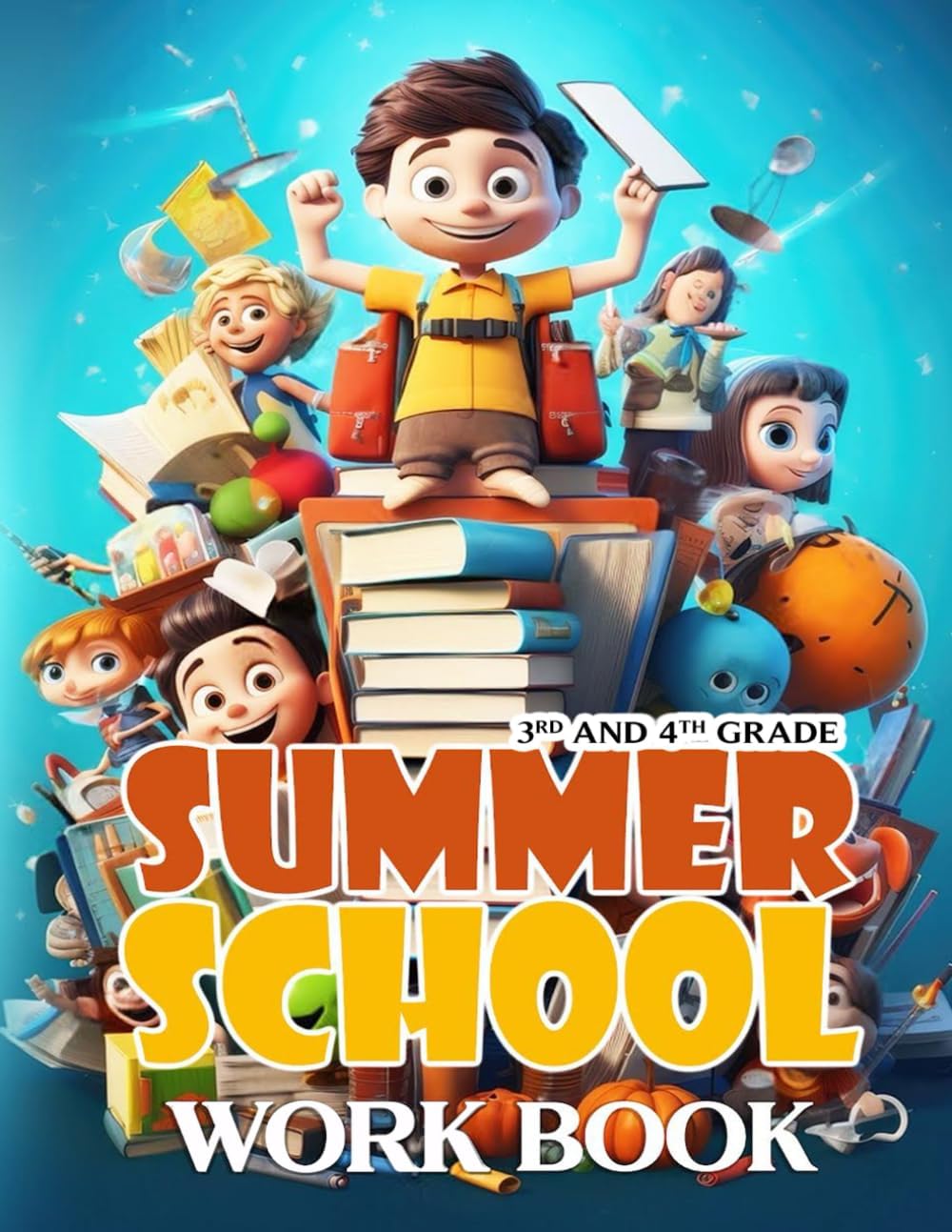 Summer School Workbook: Keeping Young Brains Active and Learning all Summer Long (Grade 3 & 4) by Carolyn Haines