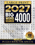 Word Search Books for Adults Large Print Puzzle: Big Word Find Puzzles for Adult & Seniors To Keep Mind Busy, Activity Games for Elderly Men Women ... Relaxing (Large Print Gifts 2027 Edition) by Dazzle Mind