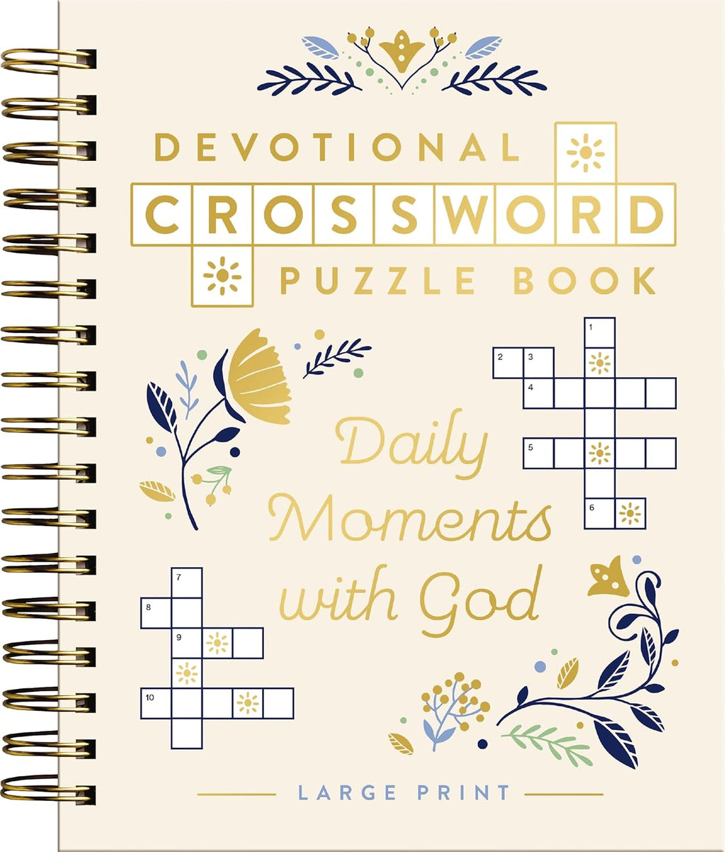 Daily Moments with God: Devotional Crossword Puzzle Book (36 Daily Devotions with Inspiring Activities to Enjoy God's Presence) – The Perfect Gift for Christian Women (Faith Inspired Creativity) by DaySpring