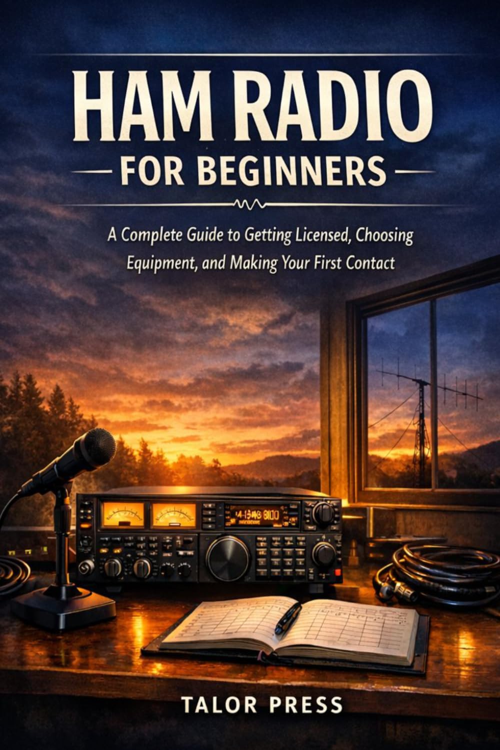 Ham Radio for Beginners: A Complete Guide to Getting Licensed, Choosing Equipment, and Making Your First Contact by TALOR PRESS