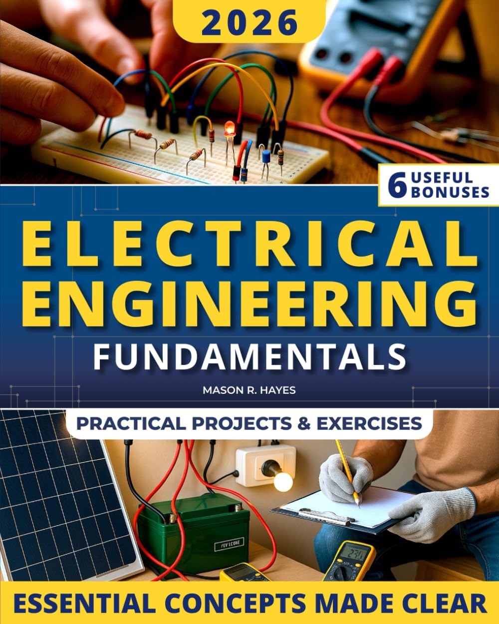 Electrical Engineering Fundamentals: A Clear and Practical Introduction to Core Concepts with Visual Explanations and Real-World Applications | No Prior Engineering Background Required by Mason R. Hayes