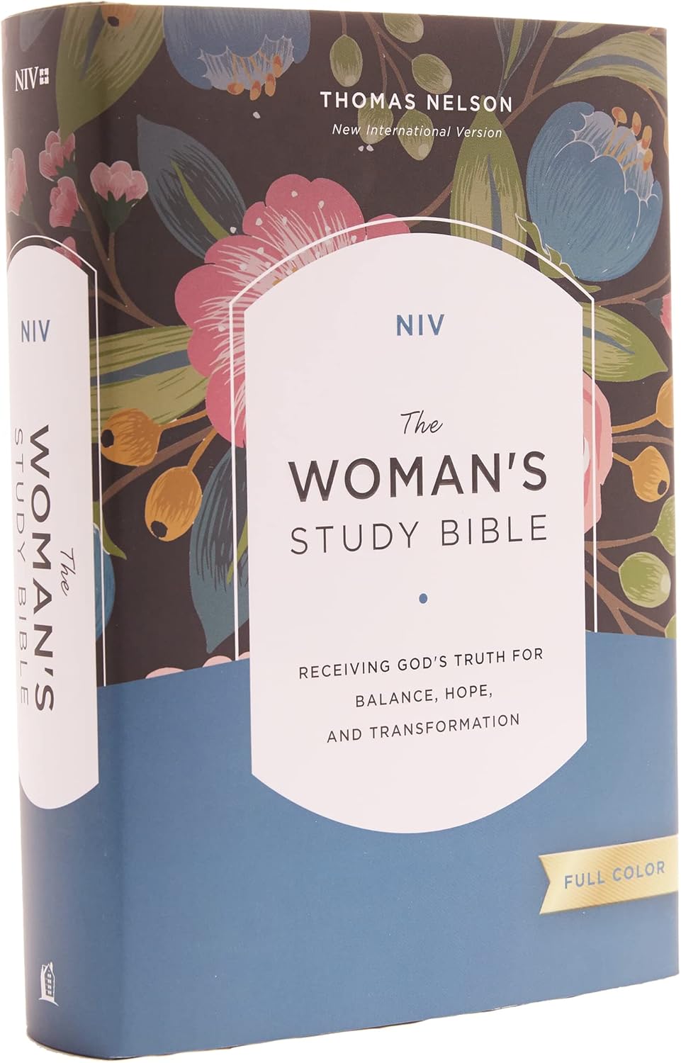 NIV, The Woman's Study Bible, Hardcover, Full-Color, Red Letter: Receiving God's Truth for Balance, Hope, and Transformation by Thomas Nelson