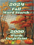2024 Fall Word Search 2000 Words Large Print: 80 Autumn Themed Puzzles – Engaging Word Find Book for Adults, Seniors, and Teens Paperback, Large print words and grids by Redwood Grove Media