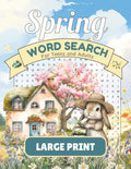 Fresh Blooms, Spring Word Search Book for Adults and Teens – Large Print: Relaxing and Fun Spring Word Search Puzzles in Large Print – Colourful Nature Activities with Blossoms, Birds, and More! by Pixel Punk Studio