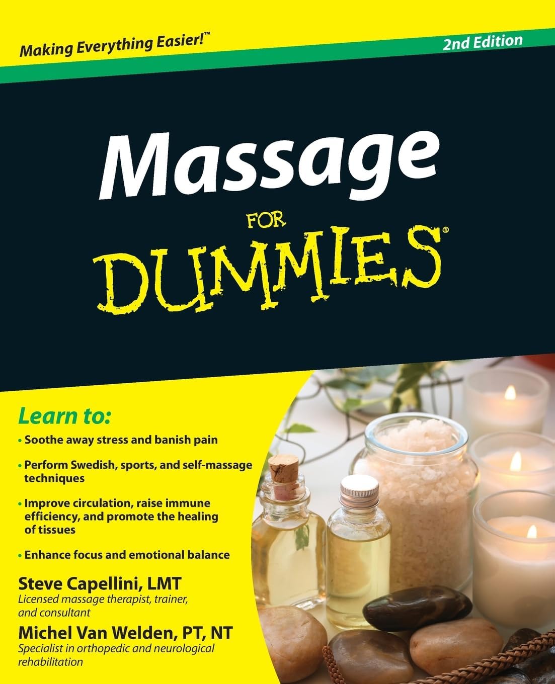Massage For Dummies (For Dummies Series) by Steve Capellini
