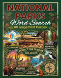 National Parks Word Search Large Print: Explore 80 Scenic Regions and Historical Sites with Challenging Puzzles for Seniors and Outdoor Enthusiasts (The Adult & Senior Brain Treasure Series) by Blake Finch