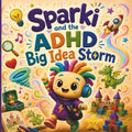 Sparki and the ADHD Big Idea Storm: A Colorful Children’s Picture Book About Big Ideas, Focus, and Learning to Start with One by Aven Liora