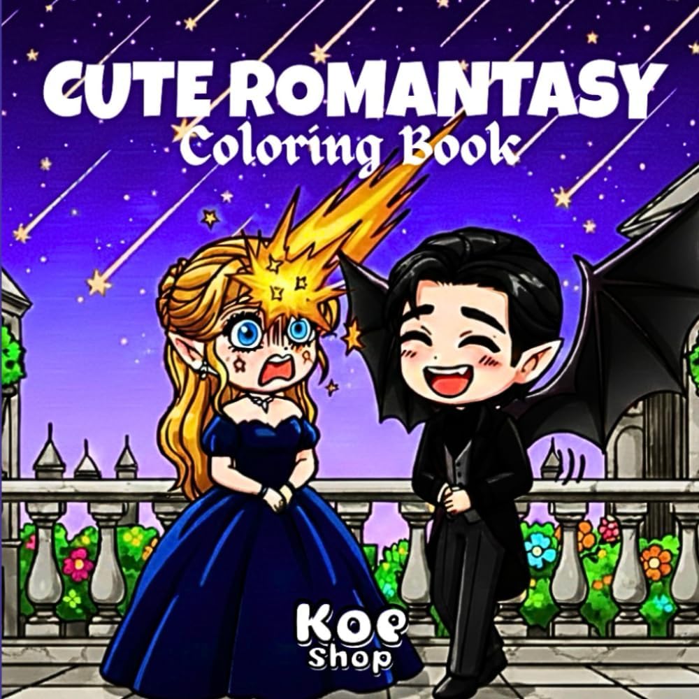 Cute Romantasy: Coloring Book by Koe Shop