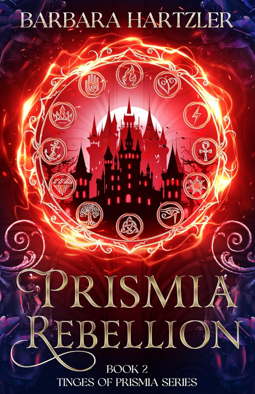 Prismia Rebellion: Book 2, An Epic YA Romantasy (Tinges of Prismia) by Barbara Hartzler