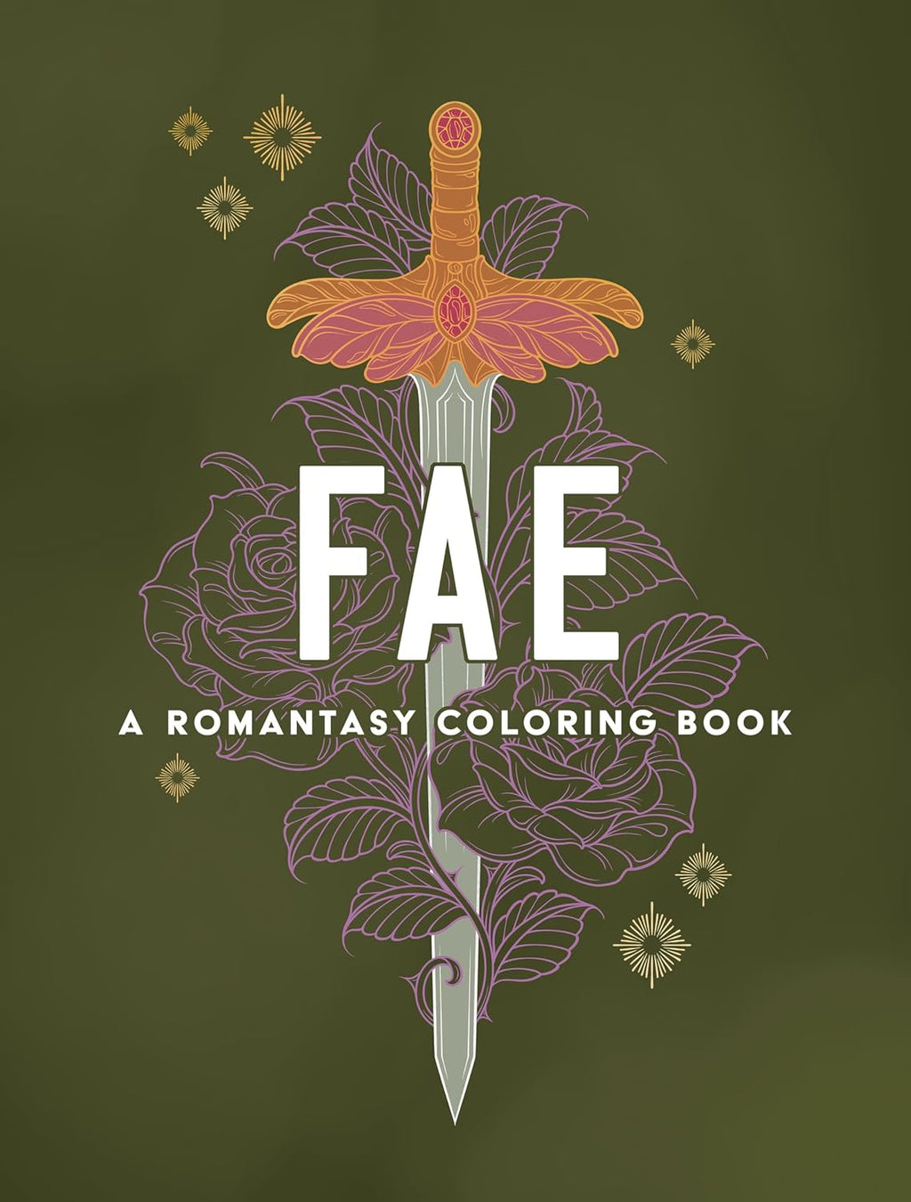 Fae: A Romantasy Coloring Book by Silvia Martin Aldana